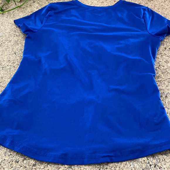 Fila Sport Royal Blue Short Sleeve Active Top Small - Picture 10 of 13
